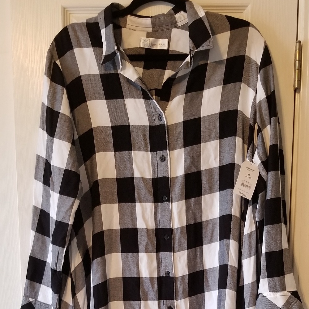 Time and Tru Buffalo Check Dress
